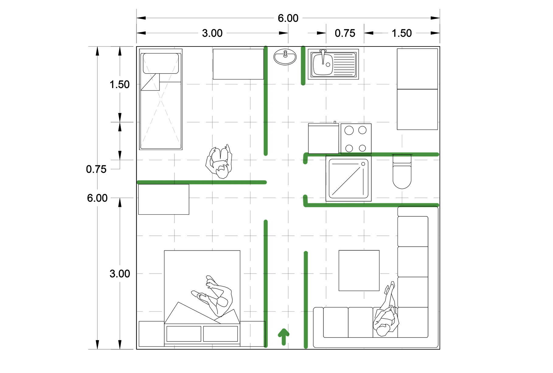 Figure 11. Winning workshop proposal, green team, Kibera. Source: Author, 2025.